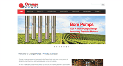 Desktop Screenshot of orangepumps.com.au